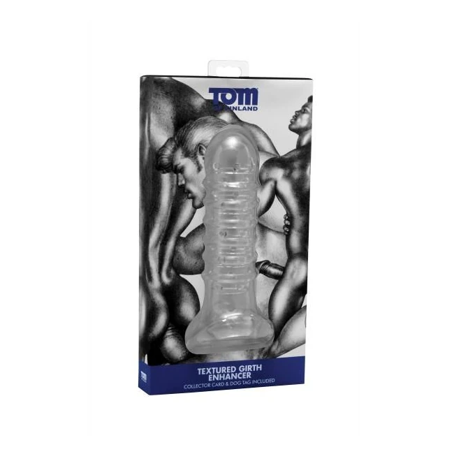 Tom of Finland Textured Girth Enhancer Clear - Overview