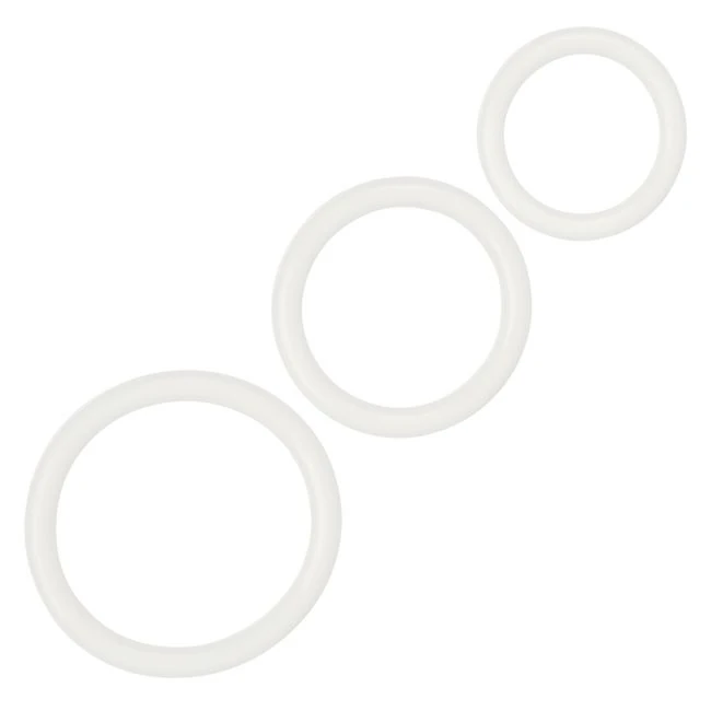 Tri Rings Glow in the Dark - Multiple Sizes for Custom Fit and Stimulation