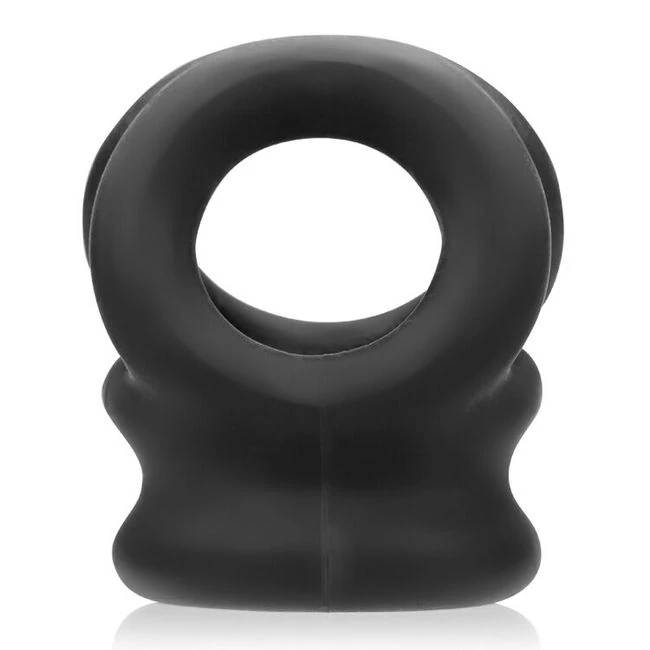 Tri Squeeze Cocksling Ball Stretcher Oxballs Silicone Tpr Blend - Two Ways to Wear It