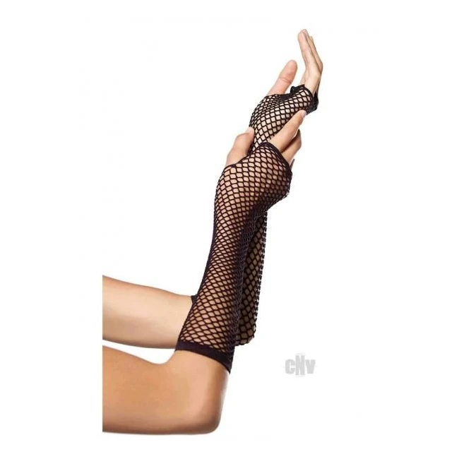 Triangle Net Fingerless Gloves - Overview