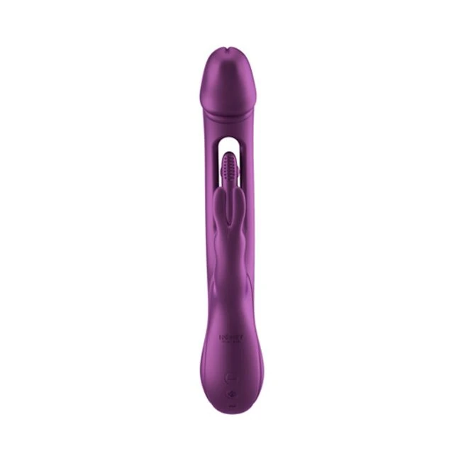 Trilux Kinky Finger Rabbit Vibrator with Anal Beads - Product Description