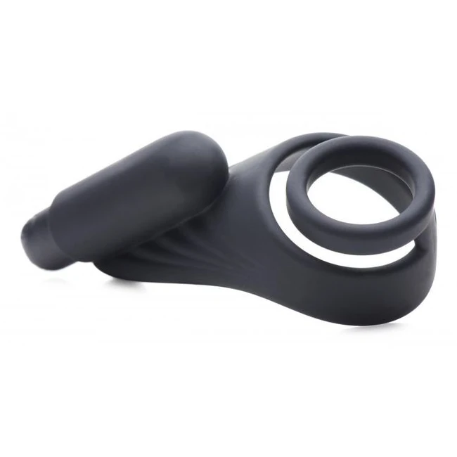 Trinity 4 Men 7x Silicone C- Ring W/ Taint Stimulator - Vibration Modes
