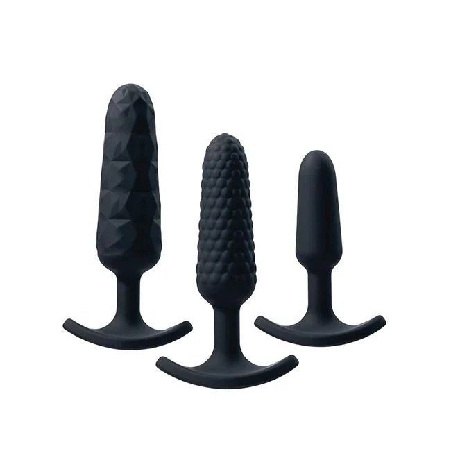 Trio Anal Plug Set Black - How It Feels