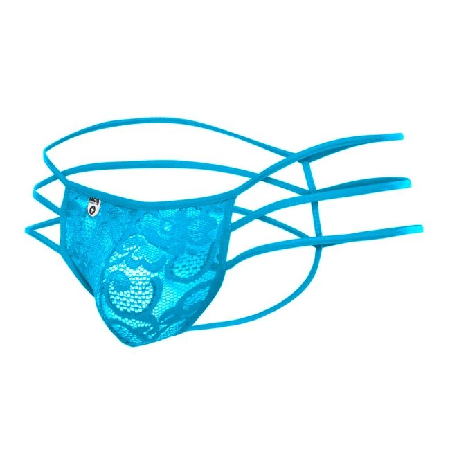 Triple Lace String Thong Turquoise - Fit & Sizing