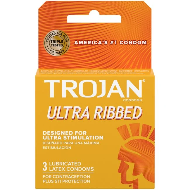 Trojan Counter Unit Display 32 Ct - Grip, Fit & Comfort