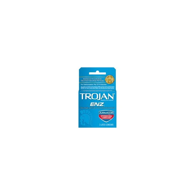 Trojan Enz Spermicidal 3pk - Overview