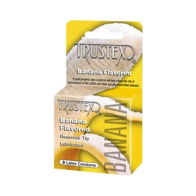 Trustex Flavored Condoms Banana 3 Pack - Overview