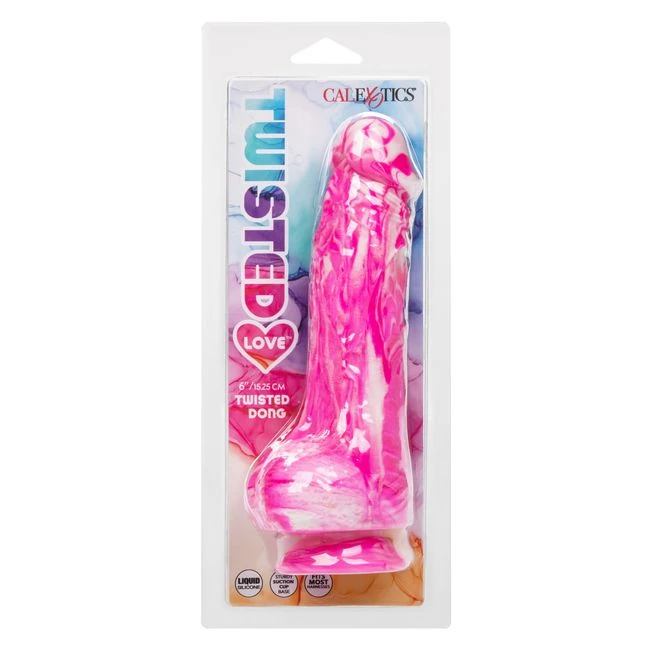 Twisted Love Twisted Dong 6 in Pink - Shape & Texture