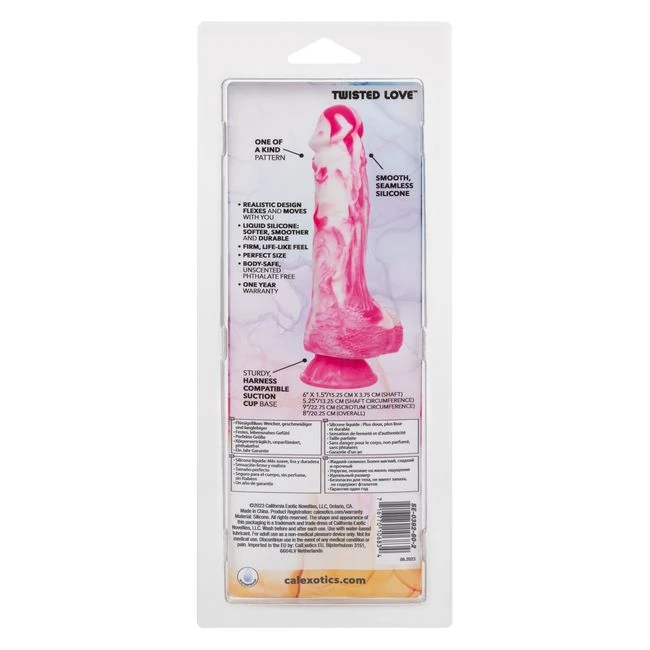 Twisted Love Twisted Dong 6 in Pink - Material Feel & Quality
