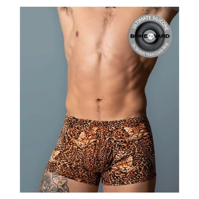 Ultimate Duo Crb Pouch Short Animal - The Included Cock Ring