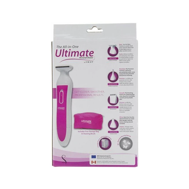 Ultimate Personal Shaver Kit 2 Ladies Kit - Additional Features