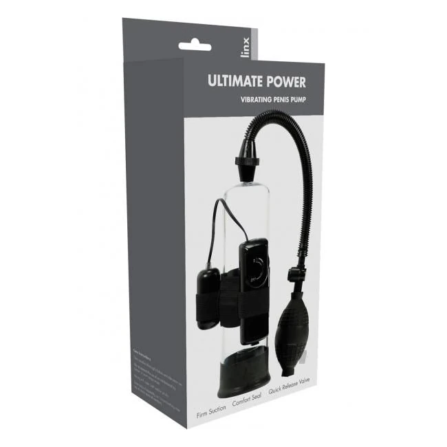 Ultimate Power Penis Pump Black Linx - Internal Texture