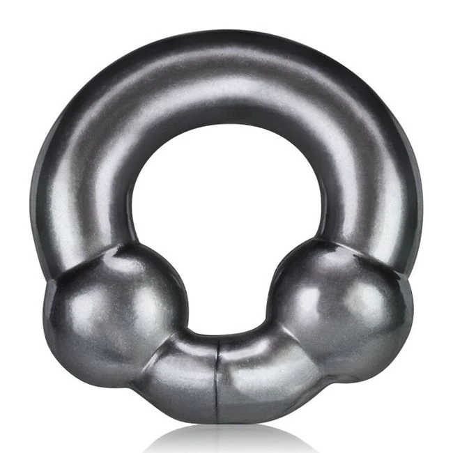 Ultra Balls Cockring 2 Pack Steel/red - Worth Noting