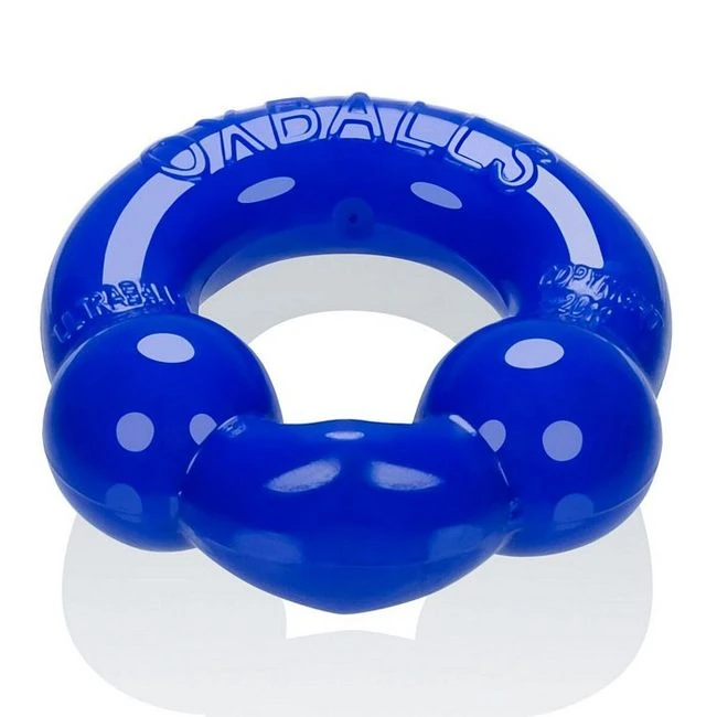 Ultraballs 2 Pk Cockring Black /police Blue - Key Details