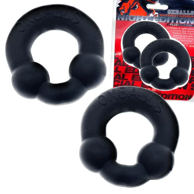 Ultraballs 2 pk Cockring Night - Key Details