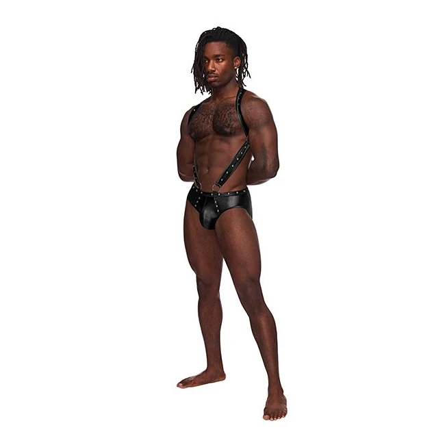 Uranus Studded Harness - Adjustable Straps and Fasteners