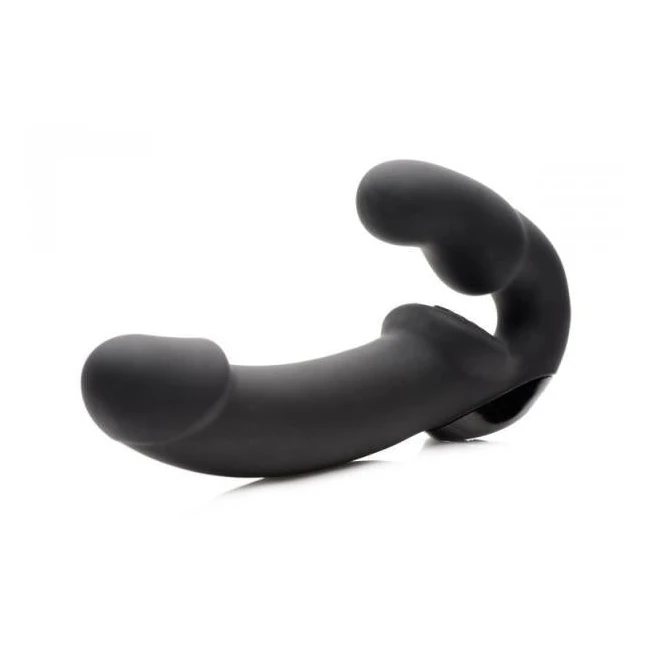 Urge Silicone Strapless Strap on with Remote Black - Material & Feel