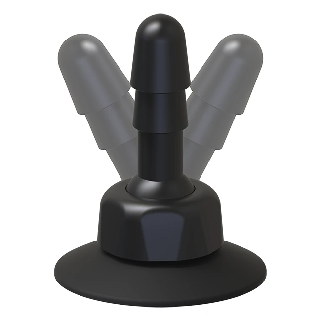 Vac-U-Lock Deluxe 360 Swivel Suction Cup Plug - Grip, Angle and Hands-Free Control