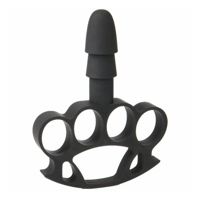 Vac U Lock Knuckle Up Black - Vac-U-Lock Knuckle Up Black by Doc Johnson Novelties