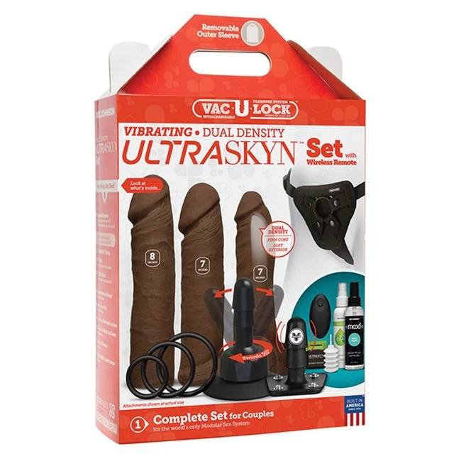 Vac-u-lock Vibrating Dual Density - Experience the Ultimate in Versatile Pleasure