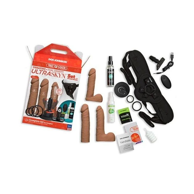 Vac-u-lock Vibrating Dual Density - Internal Texture and Stimulation Design