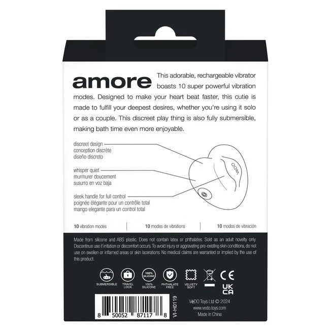 Vedo Amore Rechargeable Vibe - Vibration Modes