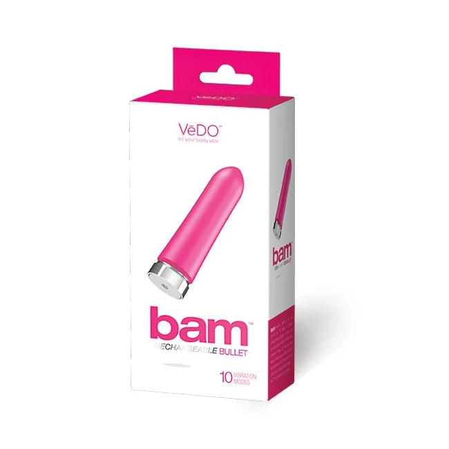 Vedo Bam Rechargeable Bullet Foxy Pink - How It Feels