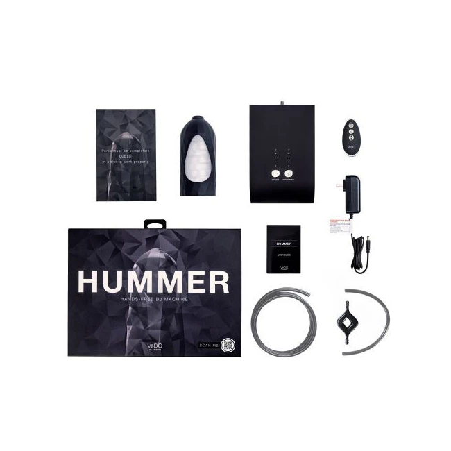 Vedo Hummer Super Bj Machine Black Pearl - Design & Features