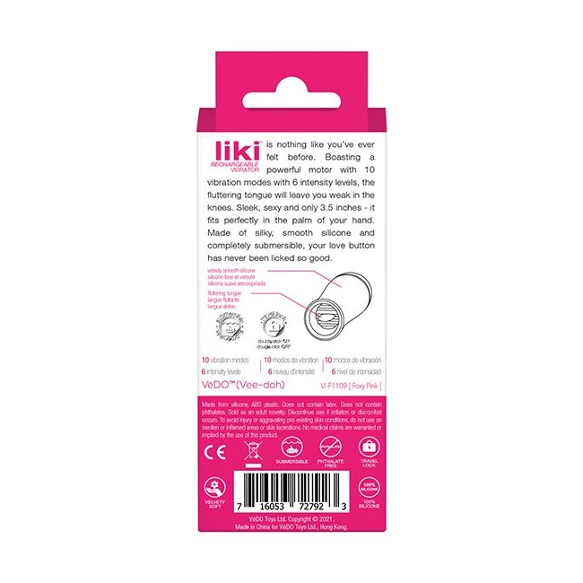 Vedo Liki Flicker Vibe - Vibration Modes