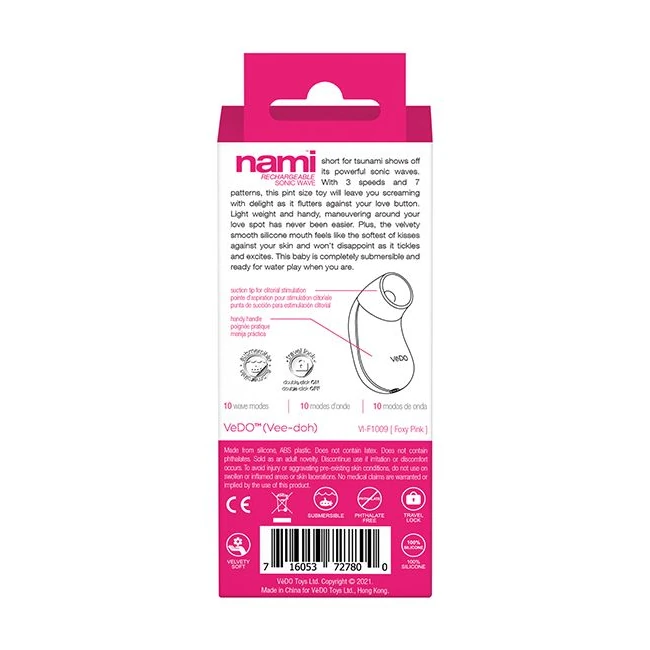 Vedo Nami Sonic Vibe Foxy Pink Rechargeable - How It Feels