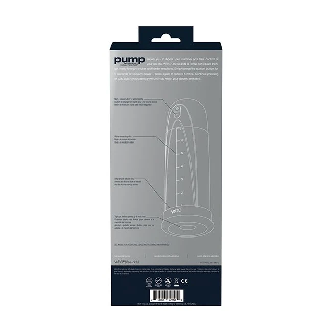 Vedo Pump Rechargeable Vacuum Penis Black - How It Feels