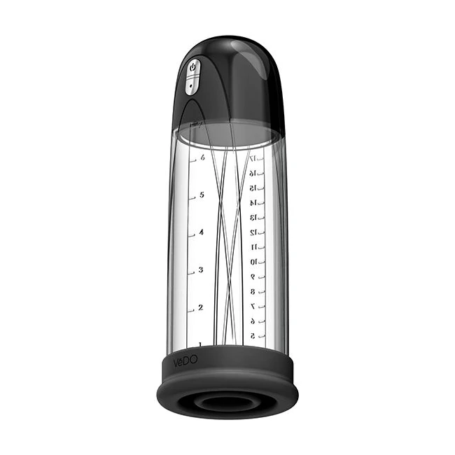 Vedo Pump Rechargeable Vacuum Penis Black - Power & Performance