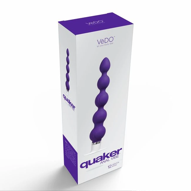 Vedo Quaker Anal Vibe into You Indigo - How It Feels
