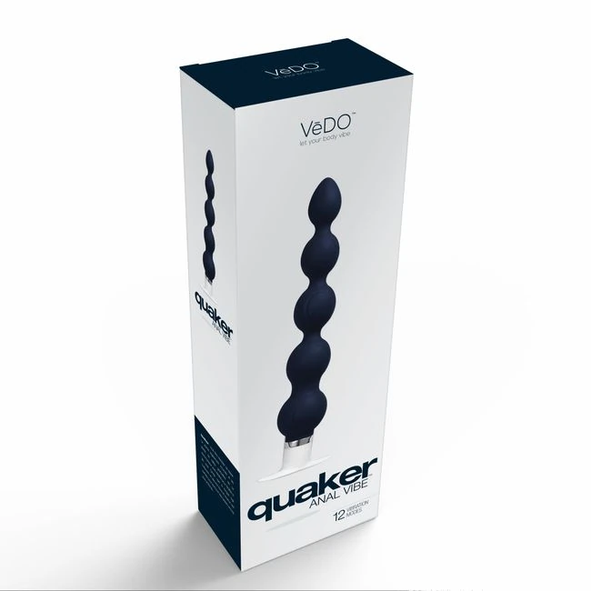 Vedo Quaker Anal Vibe Just Black - How It Feels