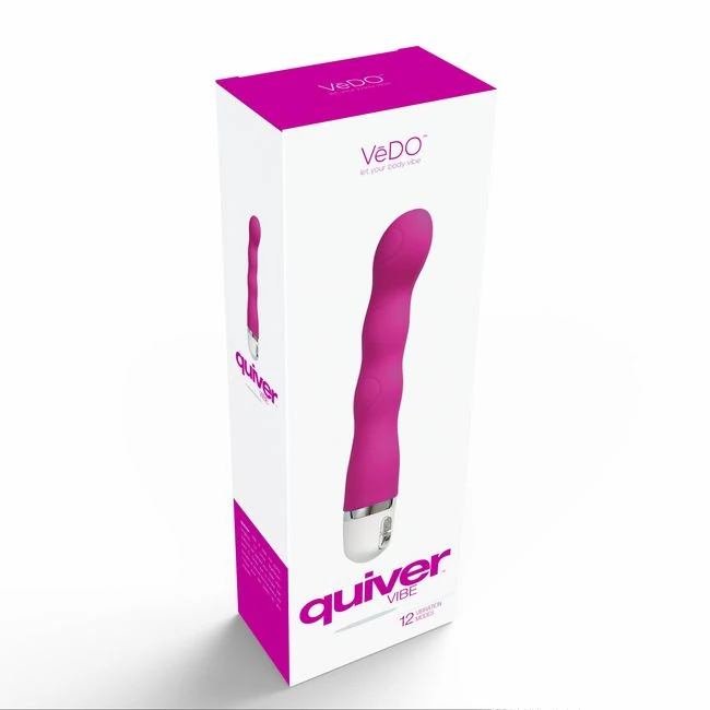 Vedo Quiver Mini Vibe Hot in Bed Pink - Vibration Modes