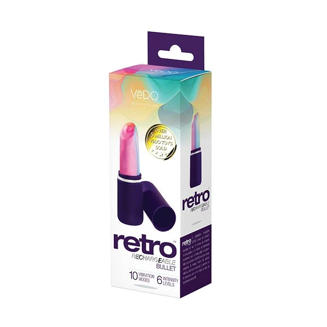Vedo Retro Rechargeable Bullet - Vibration Modes