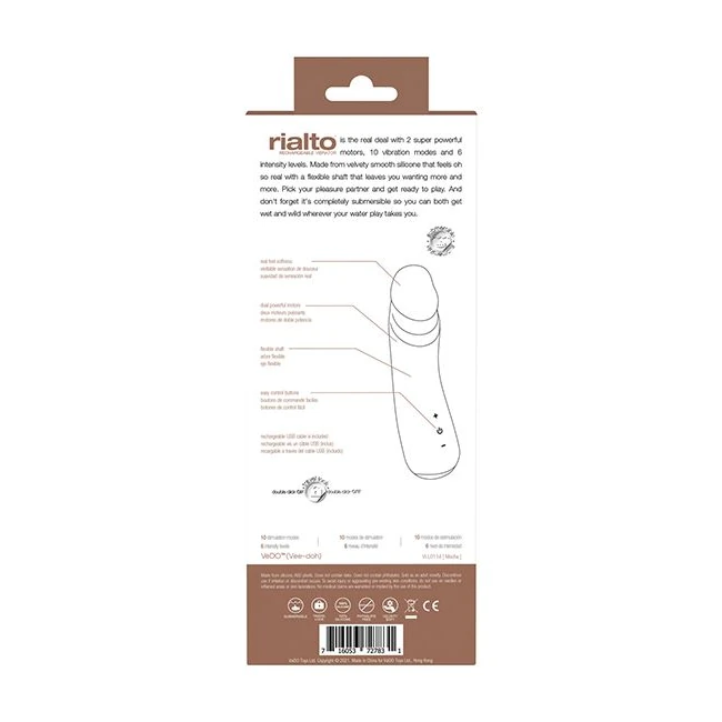 Vedo Rialto Rechargeable Vibe - Power & Performance