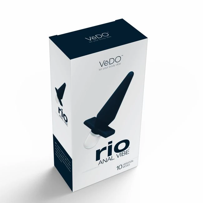 Vedo Rio Anal Vibe Just Black - How It Feels