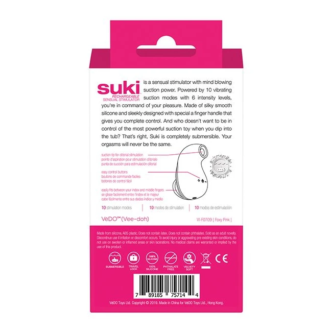 Vedo Suki Rechargeable Sonic Vibe Foxy Pink - How It Feels