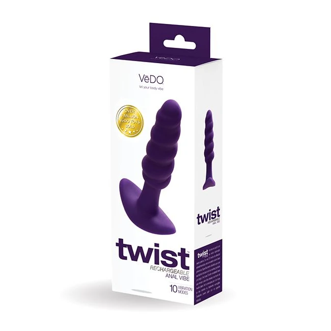 Vedo Twist Rechargeable Anal Plug - How It Feels