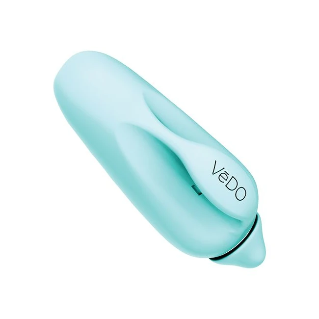 Vedo Vivi Rechargeable Finger Vibe Tease Me Turquoise - Vibration Modes