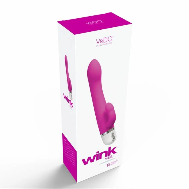 Vedo Wink Mini Vibe Hot in Bed Pink - Experience Intimate Pleasure with the Vedo Wink Mini Vibe