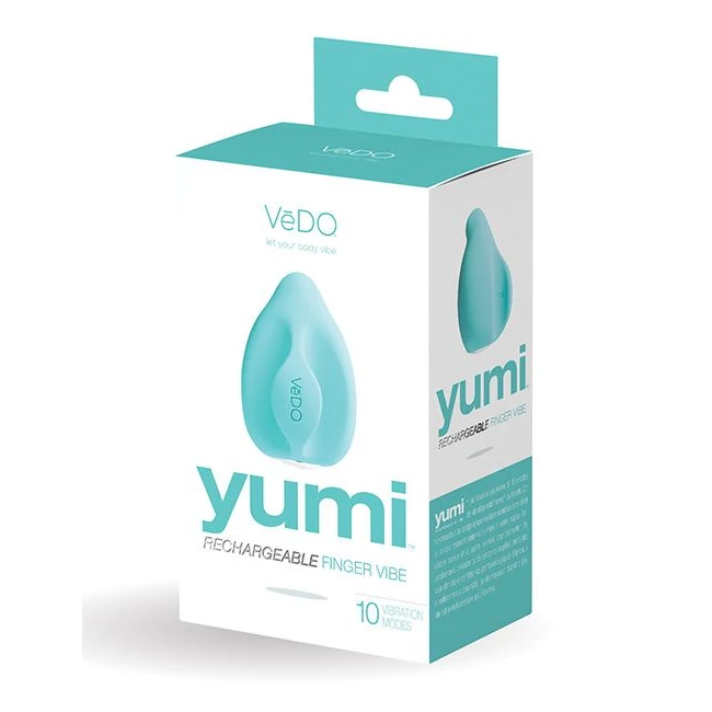 Vedo Yumi Rechargeable Vibe Tease Me Turquoise - Product Specifications