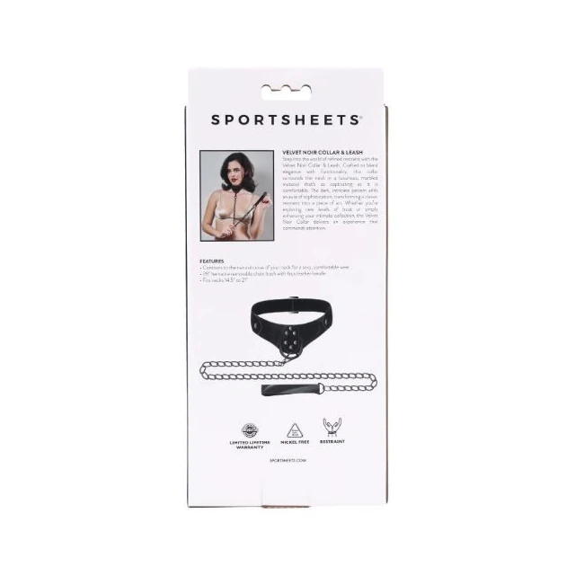 Velvet Noir Collar & Leash - Hardware & Fasteners