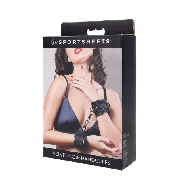 Velvet Noir Handcuffs - Hardware & Fasteners