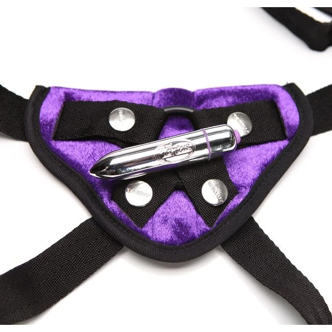 Velvet Vibrating Harness - Available Variations