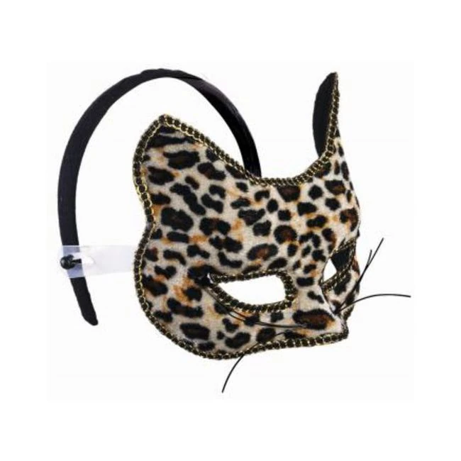 Venetian Half Mask Cat O/s - Fabric & Feel