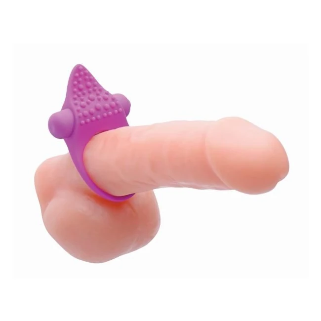 Versa Tingler Cock Ring, Finger Vibe Clit Stim Purple - How It Feels