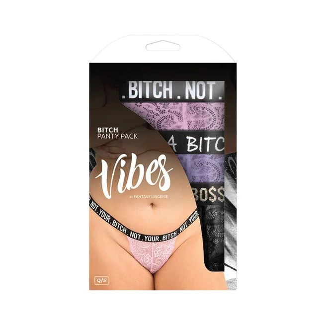 Vibe Bitchlace Thong Panty Set - How It Feels