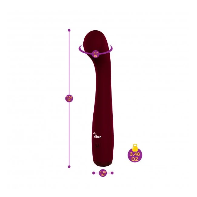 Viben Devotion - Ruby Red or Violet, Charged by USB